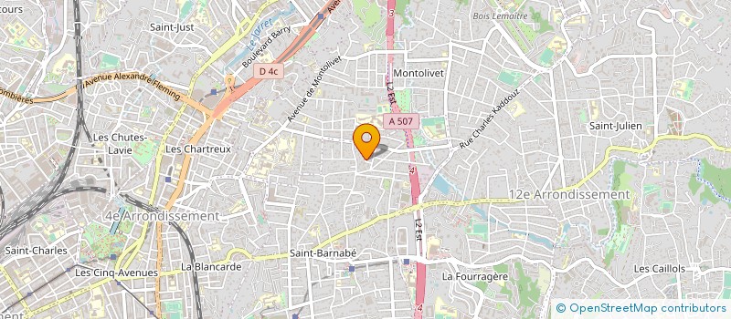 localisation de l'entreprise MONSIEUR JEAN BAPTISTE GIANA à MARSEILLE