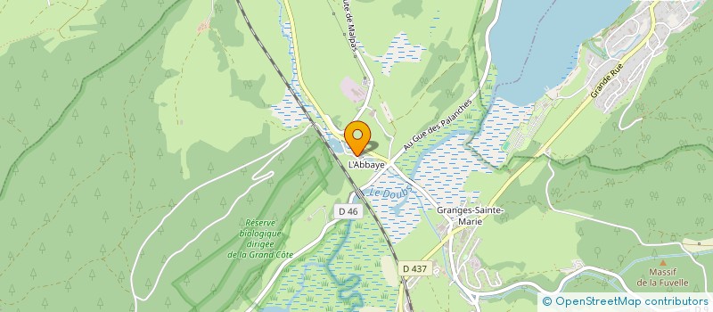 localisation de l'entreprise MONSIEUR JEAN-BAPTISTE GIRARD  LABERGEMENT-SAINTE-MARIE