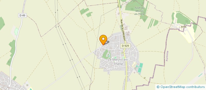 localisation de l'entreprise MONSIEUR JEAN BAPTISTE GODET  LE MESNIL-EN-THELLE