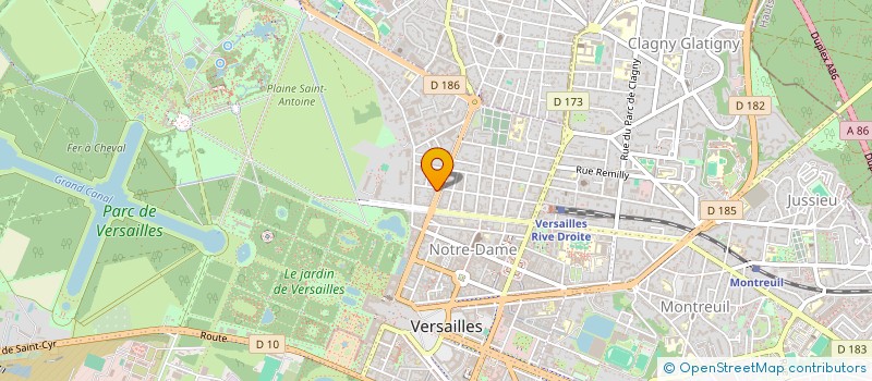 localisation de l'entreprise MONSIEUR JEAN BAPTISTE GOUPILLON à VERSAILLES