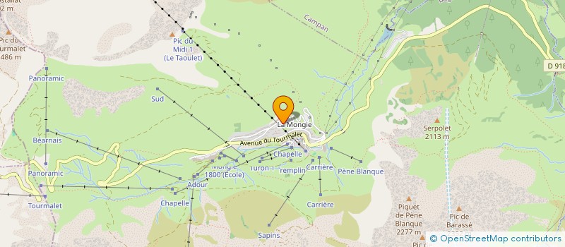 localisation de l'entreprise MONSIEUR JEAN-BAPTISTE GOURDON  BAGNERES-DE-BIGORRE