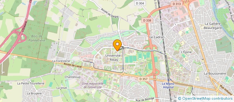 localisation de l'entreprise MONSIEUR JEAN-BAPTISTE GOURVENNEC  LE MANS