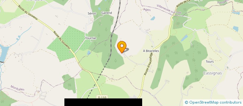 localisation de l'entreprise MONSIEUR JEAN-BAPTISTE GOVIGNON  CASSIGNAS