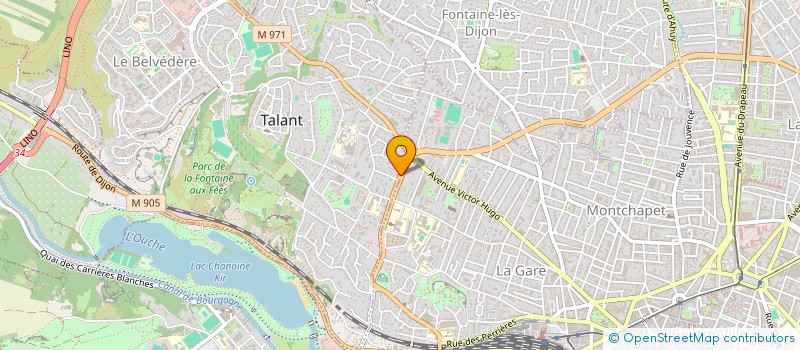 localisation de l'entreprise MONSIEUR JEAN-BAPTISTE GRANCHETTE  TALANT