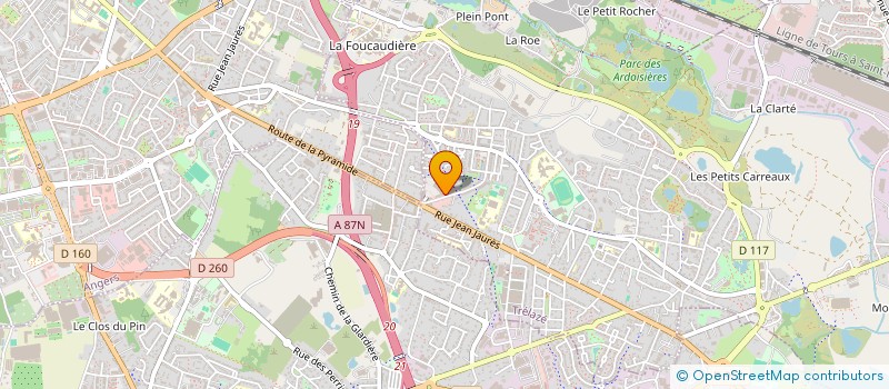 localisation de l'entreprise MONSIEUR JEAN BAPTISTE GRENIER à ANGERS