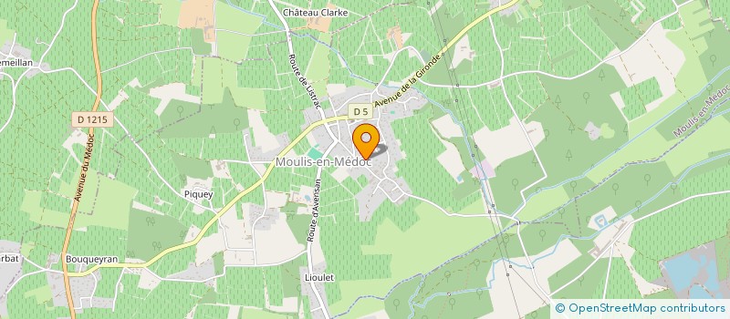 localisation de l'entreprise MONSIEUR JEAN-BAPTISTE GRESSIER  MOULIS-EN-MEDOC