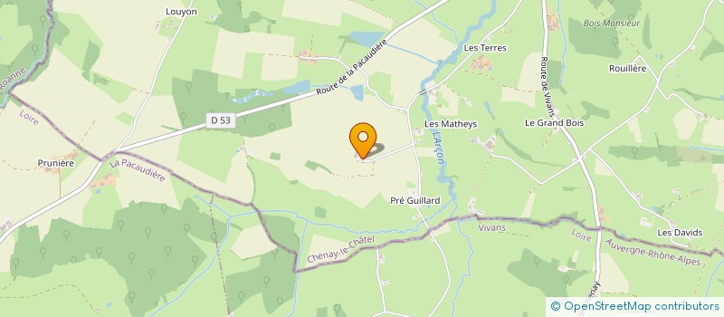 localisation de l'entreprise MONSIEUR JEAN-BAPTISTE GROS  CHENAY-LE-CHATEL