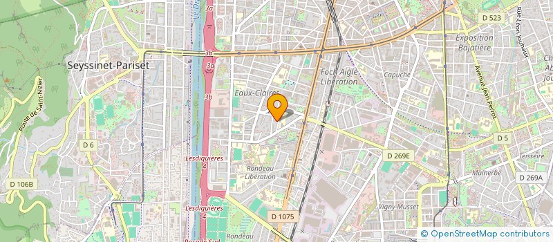 localisation de l'entreprise MONSIEUR JEAN-BAPTISTE GUEDON à GRENOBLE