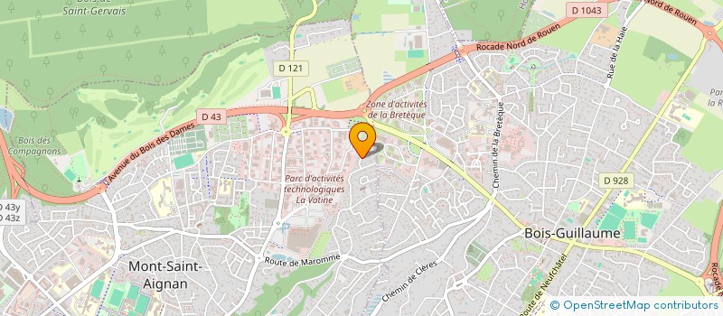 localisation de l'entreprise MONSIEUR JEAN-BAPTISTE GUERIN  MONT-SAINT-AIGNAN