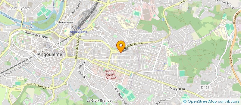 localisation de l'entreprise MONSIEUR JEAN-BAPTISTE GUIBERT à ANGOULEME
