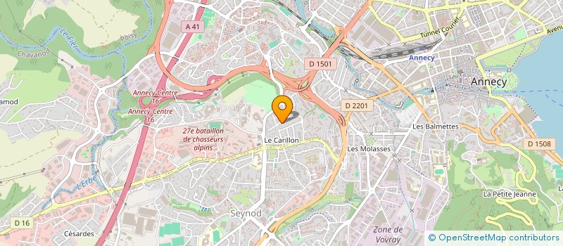 localisation de l'entreprise MONSIEUR JEAN-BAPTISTE GUILLO-GUILLOT  ANNECY