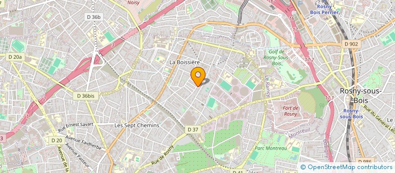 localisation de l'entreprise MONSIEUR JEAN-BAPTISTE GUIONIE à MONTREUIL
