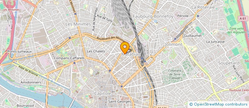 localisation de l'entreprise MONSIEUR JEAN-BAPTISTE GUIRAUD à TOULOUSE