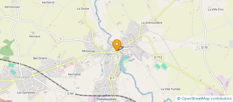 localisation de l'entreprise MONSIEUR JEAN-BAPTISTE HAFFRAY à CHATELAUDREN-PLOUAGAT