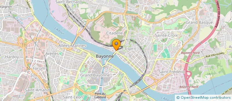 localisation de l'entreprise MONSIEUR JEAN-BAPTISTE HAGET  BAYONNE