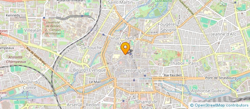 localisation de l'entreprise MONSIEUR JEAN-BAPTISTE HARDY  RENNES