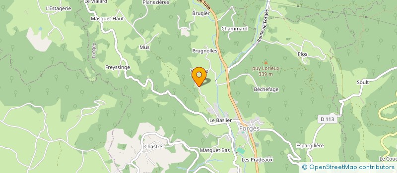 localisation de l'entreprise MONSIEUR JEAN-BAPTISTE HILAIRE  ALBUSSAC