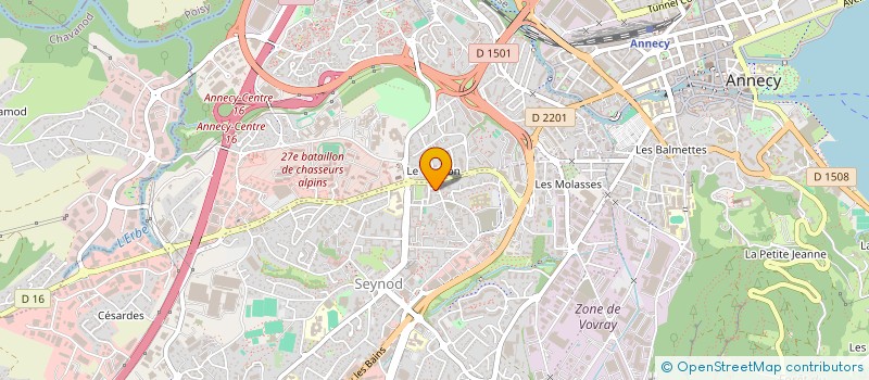 localisation de l'entreprise MONSIEUR JEAN-BAPTISTE HUTIN  ANNECY