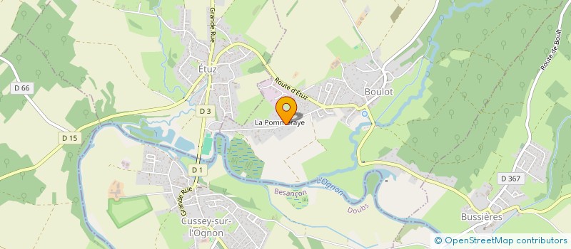 localisation de l'entreprise MONSIEUR JEAN-BAPTISTE JACQUIN  BOULOT