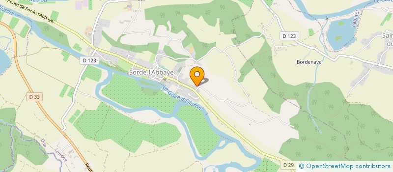 localisation de l'entreprise MONSIEUR JEAN-BAPTISTE JARIN  SORDE-L'ABBAYE