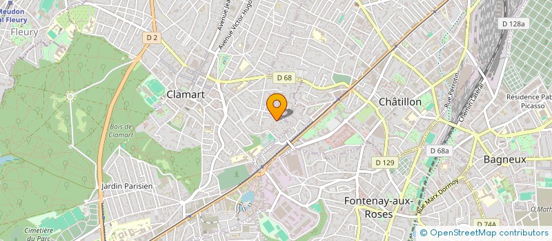 localisation de l'entreprise MONSIEUR JEAN-BAPTISTE JEAN-BAPTISTE SOUMIER à CLAMART