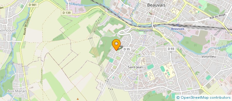localisation de l'entreprise MONSIEUR JEAN-BAPTISTE JEAN JACQUES  BEAUVAIS
