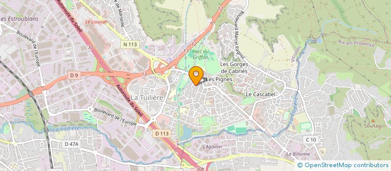 localisation de l'entreprise MONSIEUR JEAN-BAPTISTE JIMENEZ  VITROLLES