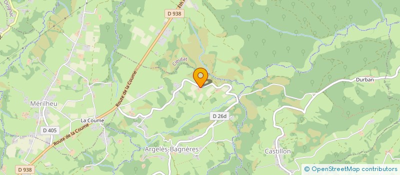 localisation de l'entreprise MONSIEUR JEAN BAPTISTE JOURDAN  ARGELES-BAGNERES