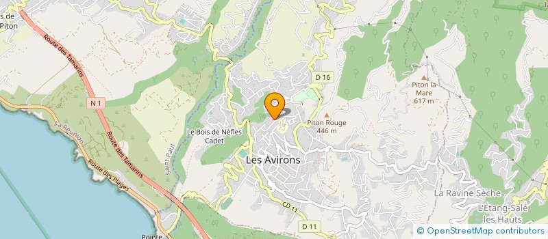 localisation de l'entreprise MONSIEUR JEAN-BAPTISTE JUDITH  LES AVIRONS