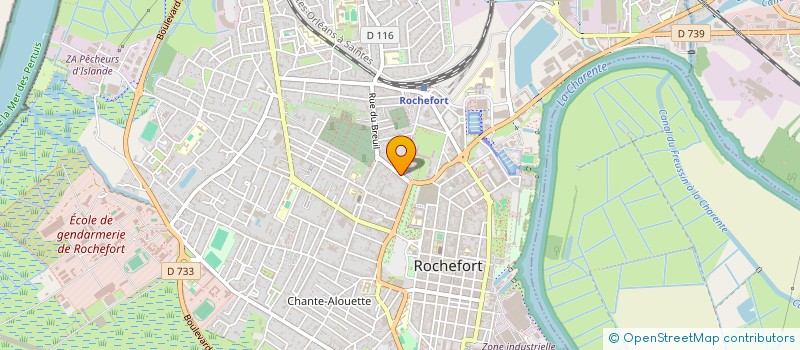 localisation de l'entreprise MONSIEUR JEAN BAPTISTE KIEKENS  ROCHEFORT