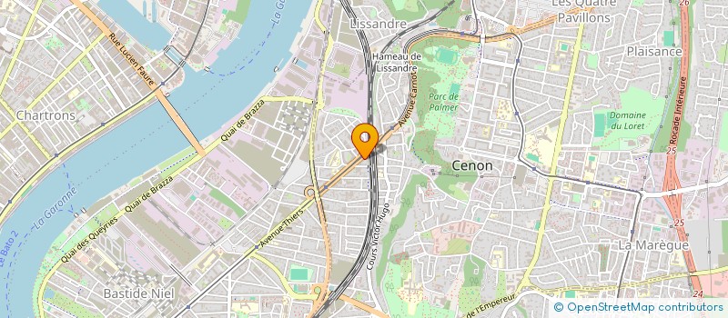 localisation de l'entreprise MONSIEUR JEAN-BAPTISTE KOUGBENOU  CENON