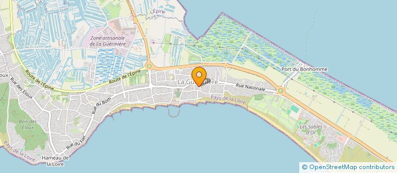 localisation de l'entreprise MONSIEUR JEAN-BAPTISTE LAFFITTE  LA GUERINIERE