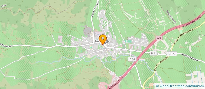 localisation de l'entreprise MONSIEUR JEAN-BAPTISTE LAFOND  TAVEL