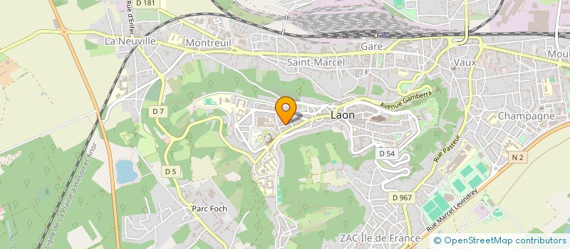 localisation de l'entreprise MONSIEUR JEAN BAPTISTE LAFOREST  URCEL