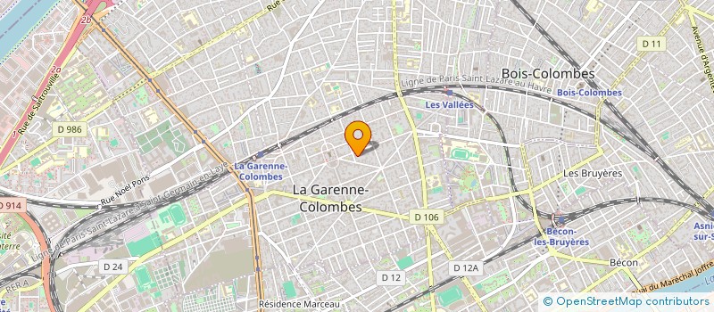 localisation de l'entreprise MONSIEUR JEAN-BAPTISTE LAGADEC à LA GARENNE-COLOMBES