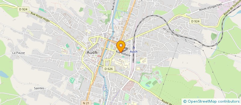 localisation de l'entreprise MONSIEUR JEAN BAPTISTE LAGAILLARDE  AUCH