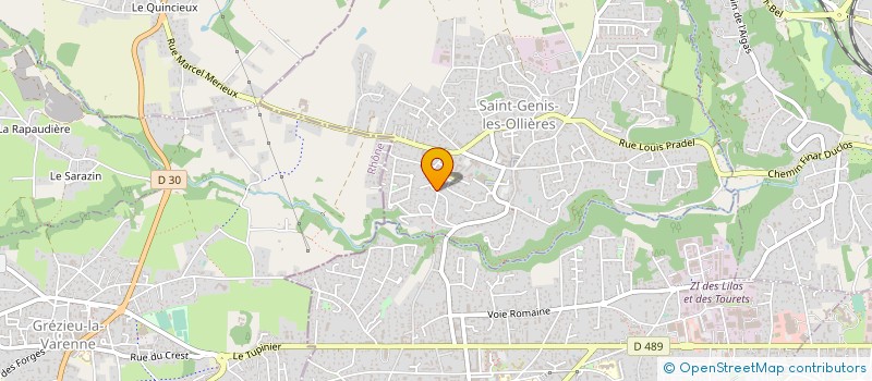 localisation de l'entreprise MONSIEUR JEAN-BAPTISTE LAGIER  SAINT-GENIS-LES-OLLIERES