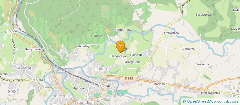localisation de l'entreprise MONSIEUR JEAN-BAPTISTE LAHARGOU  ISPOURE
