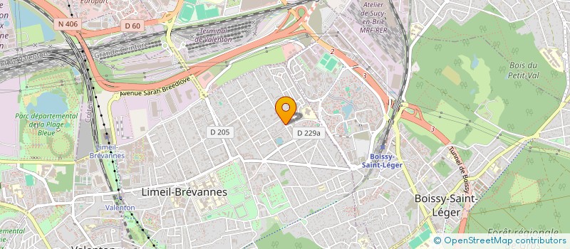 localisation de l'entreprise MONSIEUR JEAN-BAPTISTE LALANDE  LIMEIL-BREVANNES