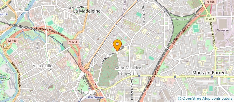 localisation de l'entreprise MONSIEUR JEAN BAPTISTE LANDEL à LILLE