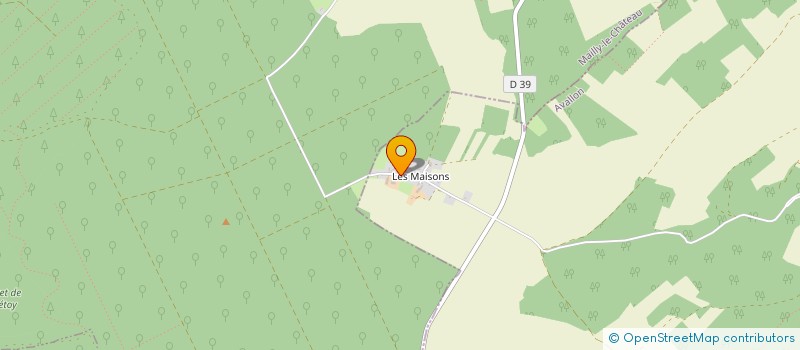 localisation de l'entreprise MONSIEUR JEAN BAPTISTE LANGELLIER  MERRY-SUR-YONNE