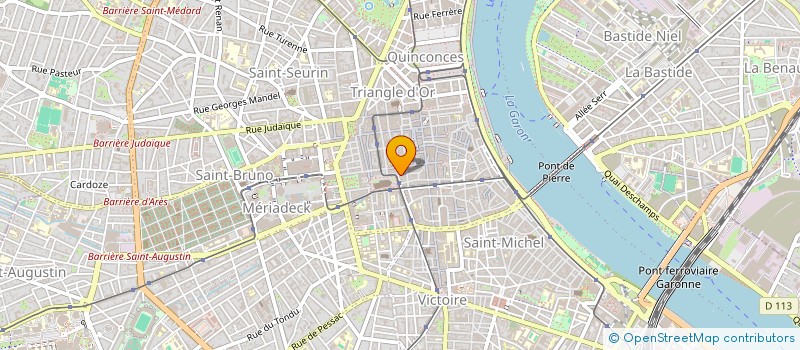 localisation de l'entreprise MONSIEUR JEAN BAPTISTE LANOT  BORDEAUX