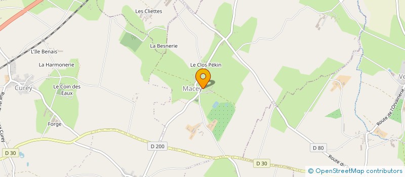 localisation de l'entreprise MONSIEUR JEAN-BAPTISTE LARGEMENT  PONTORSON