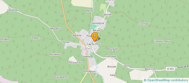 localisation de l'entreprise MONSIEUR JEAN-BAPTISTE LASSABE  GAREIN