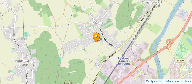 localisation de l'entreprise MONSIEUR JEAN-BAPTISTE LATTES  LE MEUX