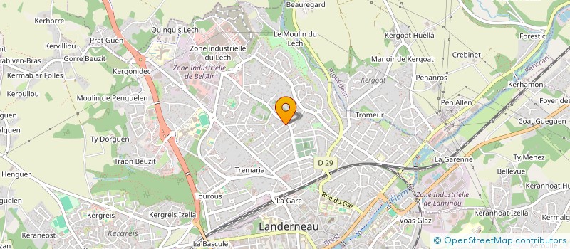 localisation de l'entreprise MONSIEUR JEAN-BAPTISTE LAVANANT à LANDERNEAU