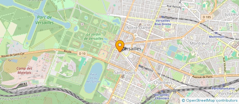 localisation de l'entreprise MONSIEUR JEAN-BAPTISTE LAVERGNE-MORAZZANI à VERSAILLES
