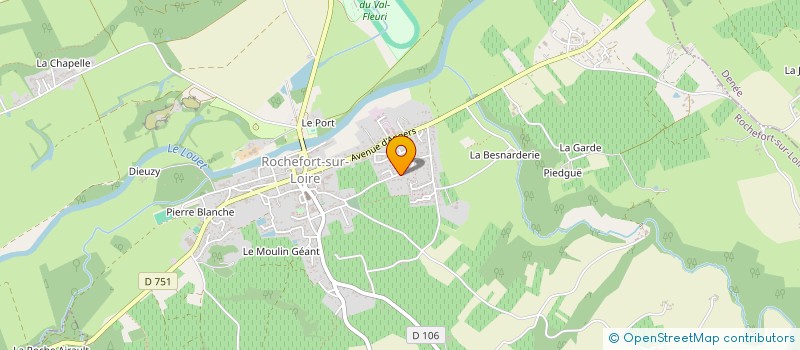 localisation de l'entreprise MONSIEUR JEAN-BAPTISTE LE DEVEHAT à ROCHEFORT-SUR-LOIRE