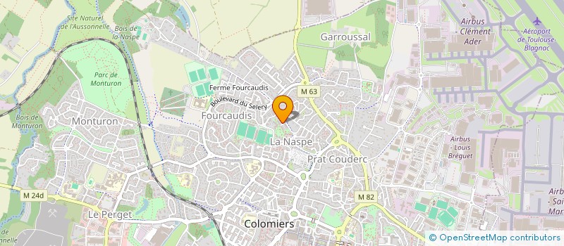 localisation de l'entreprise MONSIEUR JEAN-BAPTISTE LE GUERN à COLOMIERS