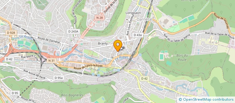 localisation de l'entreprise MONSIEUR JEAN-BAPTISTE LEFEBVRE  DARNETAL